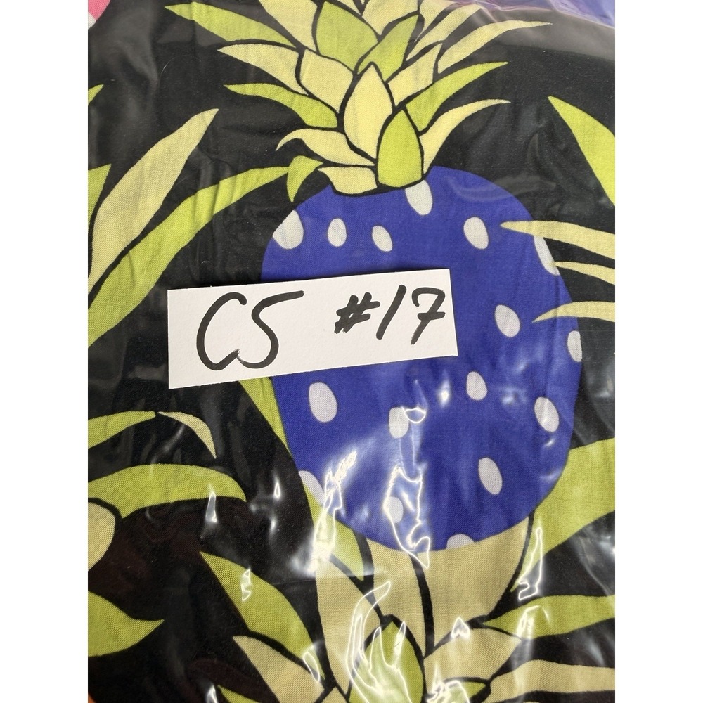 Beauty Sleep Social Women's SZ-L Cropped Pineapple Print Lounge Pants 100% Rayon - Picture 16 of 16